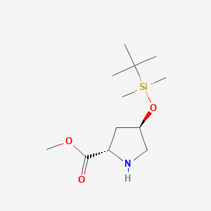 (2S,4R)-4-(tert-butyl-dimethyl-silanyloxy)-pyrrolidine-2-carboxylic acid methyl ester