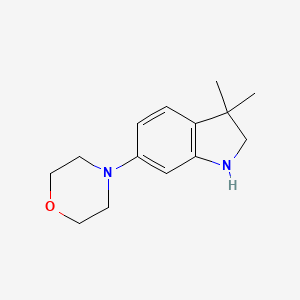 3,3-Dimethyl-6-morpholinoindoline