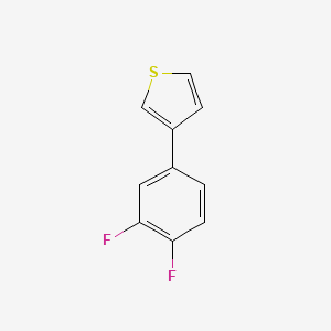 molecular formula C10H6F2S B8619346 3-(3,4-Difluorophenyl)thiophene CAS No. 189335-95-3
