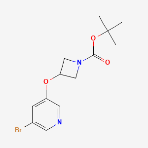 3-(5-Bromopyridin-3-yloxy)-azetidine-1-carboxylic acid tert-butyl ester