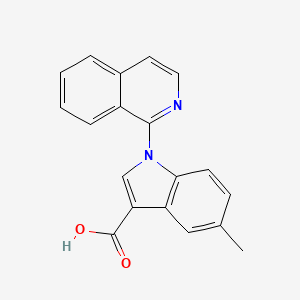 1-(Isoquinolin-1-yl)-5-methyl-1H-indole-3-carboxylic acid