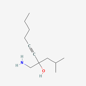 2-iso-Butyl-2-hydroxy-3-octyn-1-ylamine