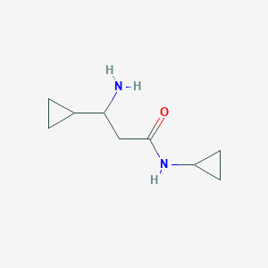 3-amino-N,3-dicyclopropylpropanamide