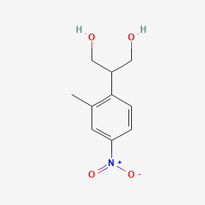 2-(2-Methyl-4-nitrophenyl)propane-1,3-diol