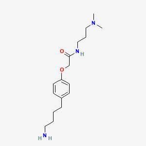 2-[4-(4-Aminobutyl)phenoxy]-N-[3-(dimethylamino)propyl]acetamide