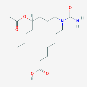 7-{[4-(Acetyloxy)nonyl](carbamoyl)amino}heptanoic acid