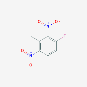 molecular formula C7H5FN2O4 B8619595 1-Fluoro-3-methyl-2,4-dinitro-benzene 