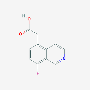2-(8-Fluoroisoquinolin-5-yl)acetic acid