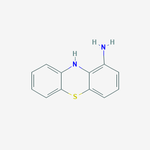 molecular formula C12H10N2S B8619892 1-Aminophenothiazine 