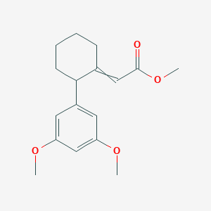 B8619918 Methyl [2-(3,5-dimethoxyphenyl)cyclohexylidene]acetate CAS No. 89261-32-5