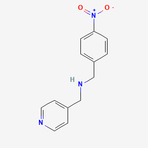 N-(4-nitrobenzyl)-1-(pyridin-4-yl)methanamine