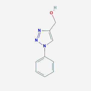 molecular formula C9H9N3O B008620 (1-phenyl-1H-1,2,3-triazol-4-yl)methanol CAS No. 103755-58-4