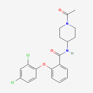 N-(1-acetylpiperidin-4-yl)-2-(2,4-dichlorophenoxy)benzamide