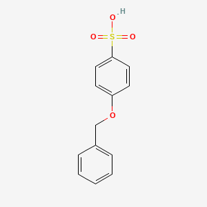molecular formula C13H12O4S B8620074 4-(Benzyloxy)benzenesulfonic acid 