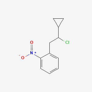 1-(2-Chloro-2-cyclopropylethyl)-2-nitrobenzene