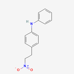 molecular formula C14H14N2O2 B8620102 (4-(2-Nitro-ethyl)-phenyl)-phenyl-amine 