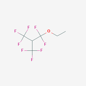 molecular formula C6H6F8O B8620150 1-Ethoxy-1,1,3,3,3-pentafluoro-2-(trifluoromethyl)propane CAS No. 380-30-3