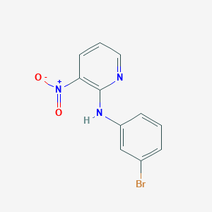 molecular formula C11H8BrN3O2 B8620218 N-(3-bromophenyl)-3-nitropyridin-2-amine 