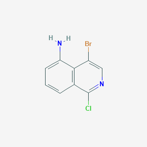 5-Amino-1-chloro-4-bromoisoquinoline
