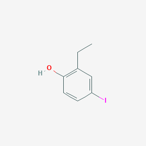molecular formula C8H9IO B8620334 2-Ethyl-4-iodophenol 