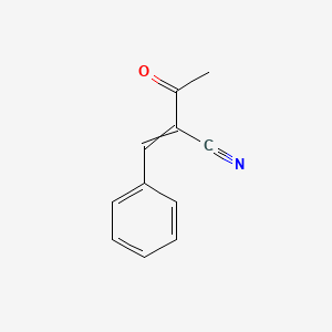 molecular formula C11H9NO B8620368 2-Benzylidene-3-oxobutanenitrile 