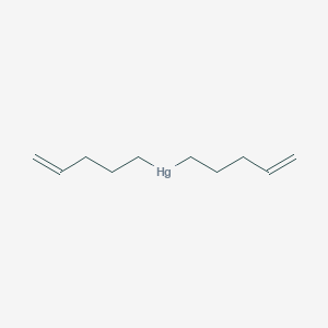 molecular formula C10H18Hg B8620434 Di(pent-4-en-1-yl)mercury CAS No. 53103-00-7