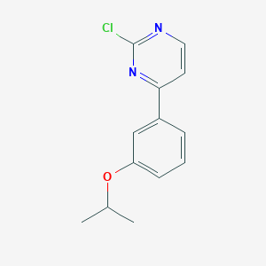 2-Chloro-4-(3-isopropoxy-phenyl)-pyrimidine