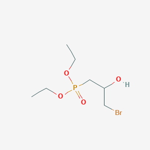 molecular formula C7H16BrO4P B8620520 Phosphonic acid, (3-bromo-2-hydroxypropyl)-, diethyl ester CAS No. 65345-06-4