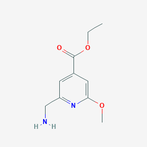 Ethyl 2-aminomethyl-6-methoxyisonicotinate