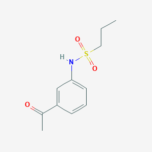 N-(3-acetylphenyl)-1-propane-sulfonamide