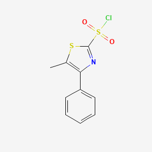 5-Methyl-4-phenyl-1,3-thiazole-2-sulfonyl chloride