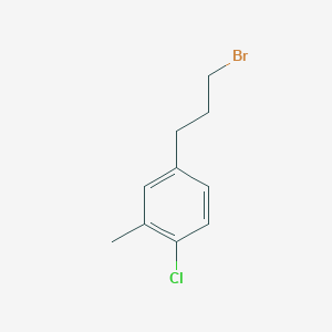 1-(3-Bromopropyl)-4-chloro-3-methylbenzene