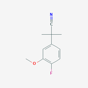 2-(4-Fluoro-3-methoxyphenyl)-2-methylpropionitrile