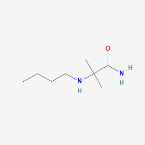 molecular formula C8H18N2O B8620632 2-Butylamino-2-methyl-propionamide 
