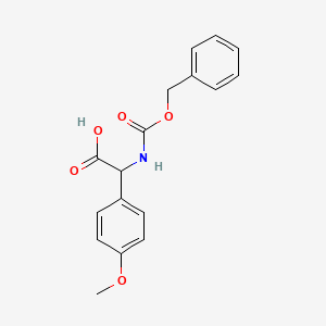 2-{[(Benzyloxy)carbonyl]amino}-2-(4-methoxyphenyl)acetic acid