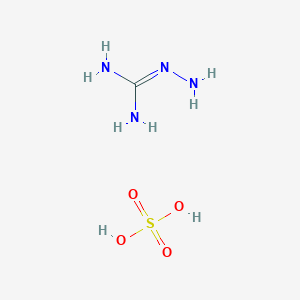 molecular formula CH8N4O4S B086207 Aminoguanidine sulfate CAS No. 1068-42-4