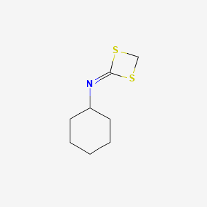 N-Cyclohexyl-1,3-dithietan-2-imine