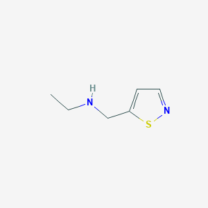 molecular formula C6H10N2S B8620840 Ethyl-isothiazol-5-ylmethyl-amine 