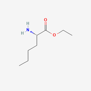 molecular formula C8H17NO2 B8621133 L-Norleucine, ethyl ester 