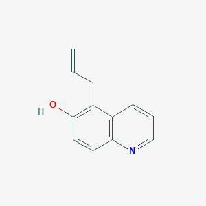 molecular formula C12H11NO B8621598 5-Allyl-quinolin-6-ol 