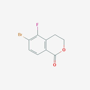 molecular formula C9H6BrFO2 B8621785 6-bromo-5-fluoroisochroman-1-one 
