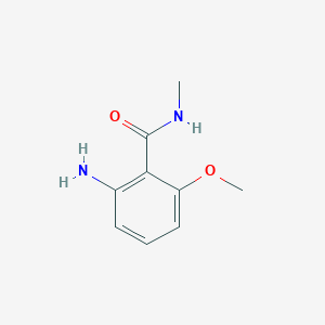 molecular formula C9H12N2O2 B8621894 2-amino-6-methoxy-N-methylbenzamide 
