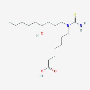 7-[Carbamothioyl(4-hydroxynonyl)amino]heptanoic acid