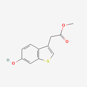 (6-Hydroxy-benzo[b]thiophen-3-yl)acetic acid methyl ester