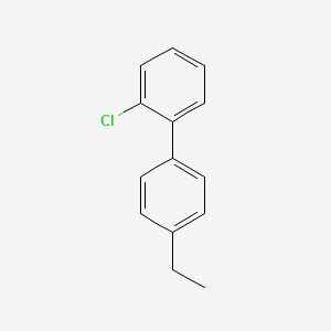 molecular formula C14H13Cl B8621939 2-Chloro-4'-ethyl-1,1'-biphenyl CAS No. 58609-44-2