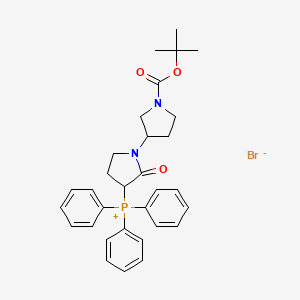 Phosphonium,[(3'S)-1'-[(1,1-dimethylethoxy)carbonyl]-2-oxo[1,3'-bipyrrolidin]-3-yl]triphenyl-,bromide