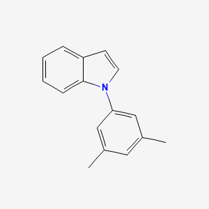 molecular formula C16H15N B8621960 N-(3,5-Dimethylphenyl)indole 