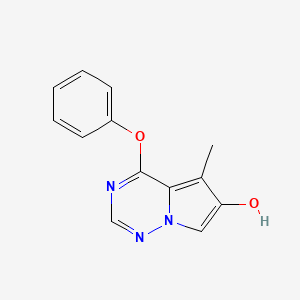 5-Methyl-4-phenoxypyrrolo[2,1-f][1,2,4]triazin-6-ol