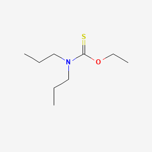 molecular formula C9H19NOS B8622054 Carbamic acid, dipropylthio-, O-ethyl ester CAS No. 1975-85-5