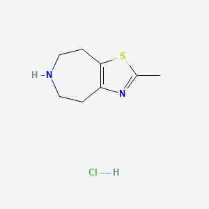 2-methyl-5,6,7,8-tetrahydro-4H-thiazolo[4,5-d]azepine hydrochloride